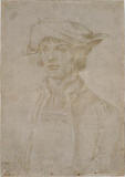 Durero-retrato-Lucas-Van-Leyden-1521