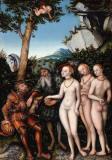 Lucas-Cranach-1530-juicio-de-paris-Saint-Louis-Art-Museum