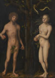 Lucas-Cranach-ADAM-AND-EVE-1510-16-Bayerische-Staatsgemaldesammlungen-Alte-Pinakothek-Munchen