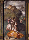 Tiziano-1818-The_Miracle_of_the_Jealous_Husband- Scuola del-Santo-Padova