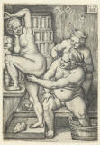 Hans-Sebald-Beham-Three-Women-in-a-Bathroom-1548