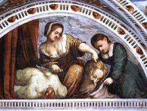 Girolamo-Romanino-Judith-1530-fresco-Buonconsiglio-Castle-Loggia-del-Cortile-dei-Leoni-Trento-Italy-1530