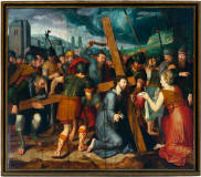 Bernaert-de-Rijcke-iglesia-san-martin-Kortrijk-1560-cristo-portando-la-cruz