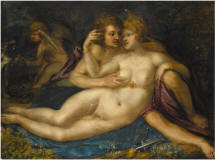 Frans_Badens_Atribuido Mars_and_Venus_with_Cupid