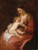 Anthony-van-Dyck-1620-virgen-leche