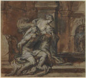 Crayer-Gaspar-de-Cimon-and-Pero-Caritas-Romana-1645-drawing-British-Museum