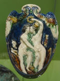 Follower-of-Bernard-Palissy-Sauce-Boat-with-Mars-and-Venus-late-16th-early-17th-century-lead-glaze-earthenware-Hermitage
