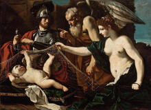 GUERCINO-Cronos-admoesta-Eros-na-presenca-de-Venus-e-Marte-Museu-de-Arte-de-Sao-Paulo-1624-27