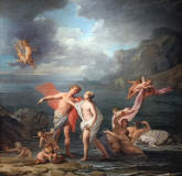 Amigoni-Jacopo-Venus-and-Adonis-with-Nereids-before-1752-oil-on-canvas-Pinacoteca-Egidio-Martini-Ca'-Rezzonico-Venice