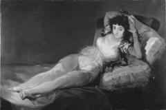 Francisco_Jose_de_Goya-Die_bekleidete_Maja-erste_Studie-Fuhrermuseum
