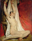 etty-Male_Nude,_with_Arms_Up-Stretched-1824