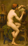 Louis-Lebrun-Efebo-che-dipinge-1866-Collezione-privata