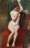 William_McTaggart-A_Life_Study_of_a_Female_Nude_Model_with_her_Left_Arm_Raised-1850-National_Galleries_of_Scotland
