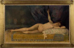 Frederick-Vezin-Desnudo-femenino-reclinado-alrededor-1905
