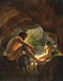 christoffer-eckersberg-1812-zulysses-fleeing-the-cave-of-polyphemus