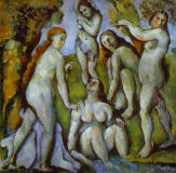 Cinco-bañistas-1885-1887-Paul-Cezanne
