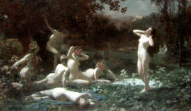 Julius-Schmid-forest-nymphs-in-the-moonlight