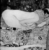 Klimt leda fotografia de la obra destruida