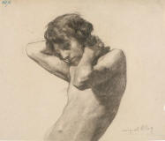 miguel-blay-1891-Academia. Desnudo masculino