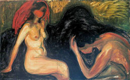 Munch-Edvard-Man-and-Woman-1898