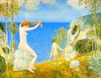 Frederick-Childe-Hassam-Nudes-at-the-Cove-