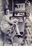 Sonia-Delaunay-in-her-studio-Paris-1925