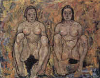 Dos mujeres en cuclillas_Two Crouching Women_1918.jpg (105200 bytes)