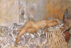 Nude_on_Spanish_Blanket_by_Henri_Lebasque