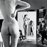Helmut-Newton-1981-Self-Portrait-with-Wife-and-Models-Vogue-Studio-Paris