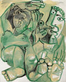 Pablo-Picasso-1956-desnudo-mujer+hombre