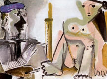 Pablo-Picasso-El-pintor-y-la-modelo-1962