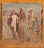 Roman-Fresco-Pompeii-(plaster-and-pigment)-45-79-AD-juicio-paris
