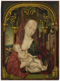 Follower-of-Rogier-van-der-Weyden-1490-The-Virgin-and-Child-Christies