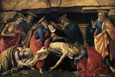 botticelli125 Lamentation over the Dead Christ with Saints1490.jpg (327265 bytes)