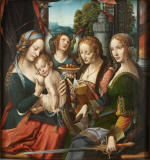 Madonna-and-Child-with-Saint-Barbara-and-Saint-Catherine-1525-RISD-Museum-usa