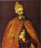 titian8Portrait of Doge Marcantonio Trevisani_1553_Oil on canvas_Szepmuveseti Muzeum_Budapes.JPG (23283 bytes)