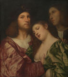 tiziano 1510 los amantes royal colecttion atribuido