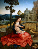 Bernard_van_Orley-Virgin_and_Child_near_a_Fountain-Kelvingrove Art Gallery and Museum-glasgow