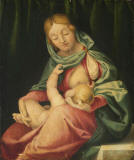 Lorenzo-lotto-atribuido-por berenson-copia-virgen-leche-Philadelphia-Museum