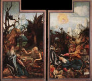 Matthias-Grunnewald-1515-20-Tentazioni-di-sant-Antonio-pannello-interno-dell-Altare-di-Issenheim