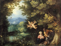 Jan_Brueghel-Hans_Rottenhammer-De_rust_op_de_vlucht_naar_Egypte-virgen-leche-1595