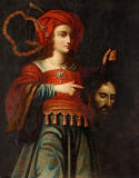 Follower-of-Massimo-Stanzione-Judith-with-the-Head-of-Holofernes-17th-century