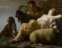 Reyer_Jacobsz_van_Blommendael-Attributed-1650-60-Shepherd_and_Sleeping_Granida-y-Daifilo-Shepherdess-Paul_Getty_Museum