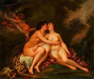 Nicolas-René Jollain (1770)-Diana y Calisto