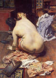antonio-cortina-farinos-1890-El_descanso_de_la_modelo.