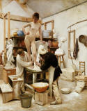Edouard_Dantan_A_Casting_from_Life-1887
