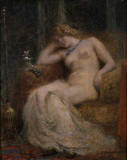Fernand-Anne-Piestre-dit-Cormon-Gulliver-chez-les-geantes-Femme-nue-assise-sur-un-divan