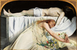 Gustave_Vanaise-1880-Magdalene_in_Christ-tomb