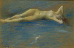 Thomas_Wilmer_Dewing-Reclining_Nude_Figure_of_a_Girl_