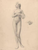 Karel_Vitezslav_Masek-Standing_Nude_Woman_Holding_a_Box